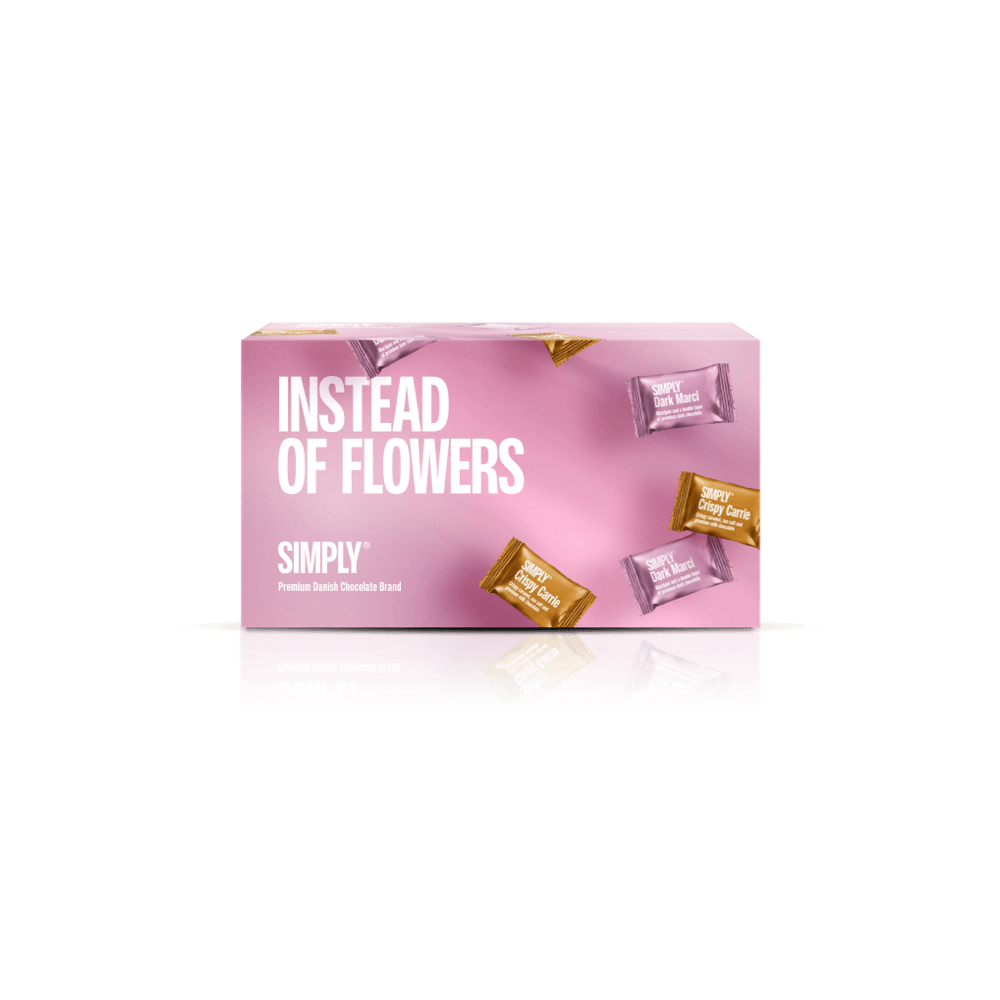 Chocolade Geschenkdoos 180g - In plaats van bloemen