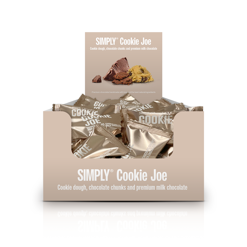 Chocolate Bites doos - 750g - 75 stuks - Simply® Cookie Joe
