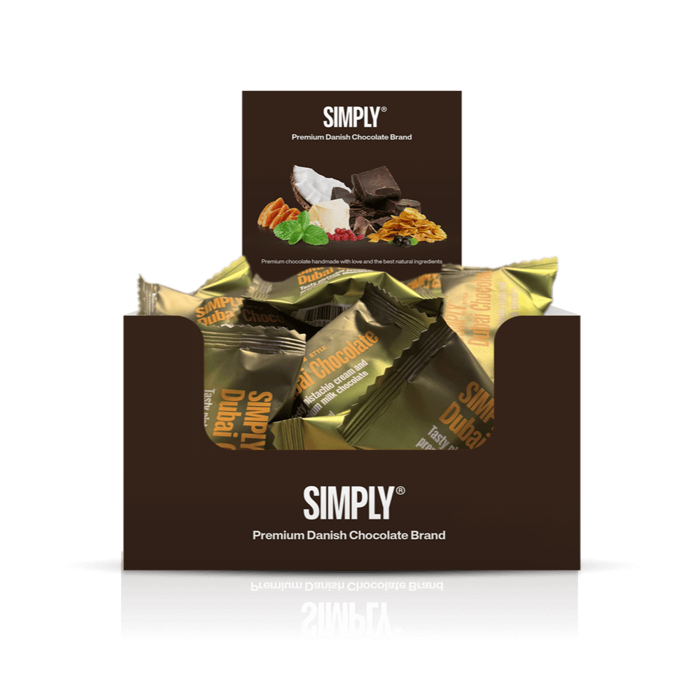 Chocolate Bites doos - 750g - 75 stuks - Dubai Style Chocolade