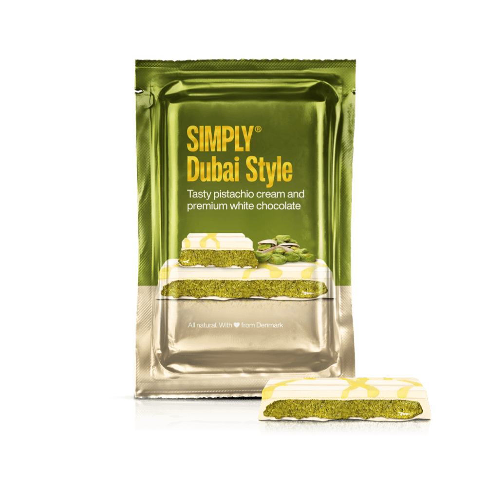 Deelbare Reep, Pistache Witte Chocolade (90g)
