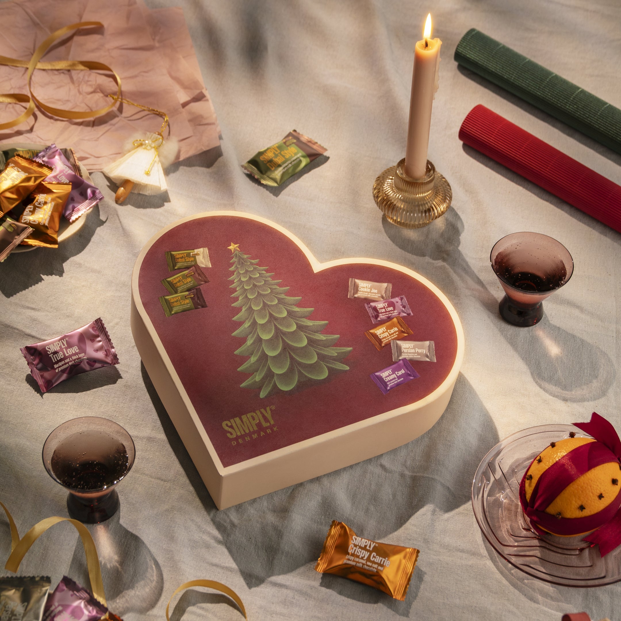 Cadeaubox, Hart L - Kerst (400g)