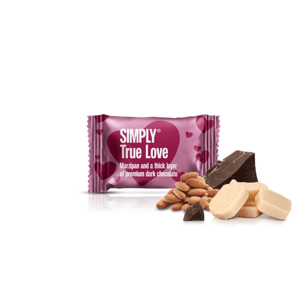 Chocolade Bites doos - 750g - 75 stuks - Simply® True Love