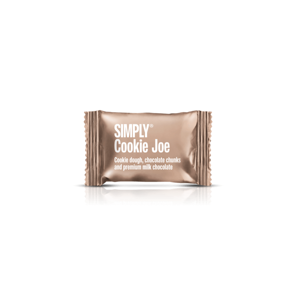 Simply® Cookie Joe - 75 Bites | Koekjesdeeg, chocolade chunks en premium melkchocolade - Box of Bites - Simply®