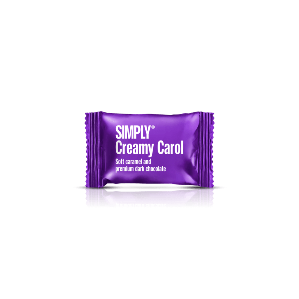 Simply® Romige Carol - 75 Bites | Zachte karamel en premium pure chocolade - Box of Bites - Simply®