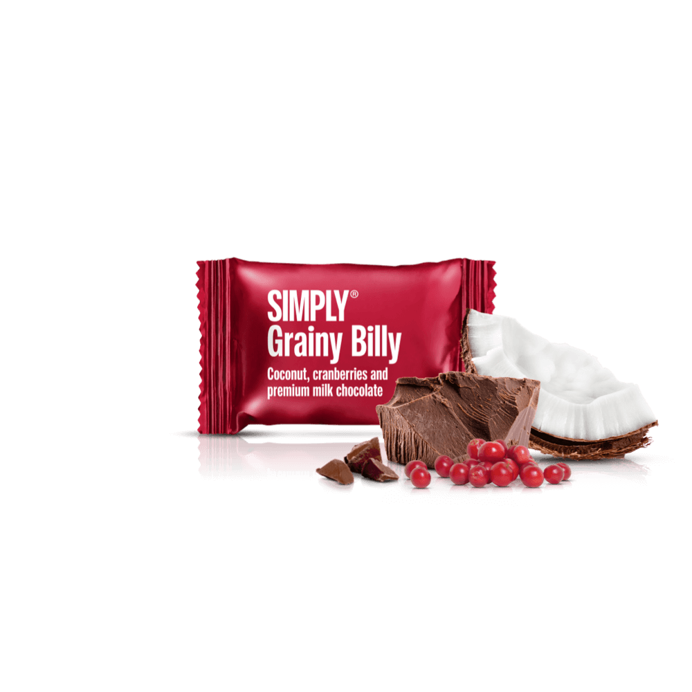 De hartdoos | Exclusieve geschenkdoos met 40 stuks. mix chocoladebites - Moederdag - Simply®