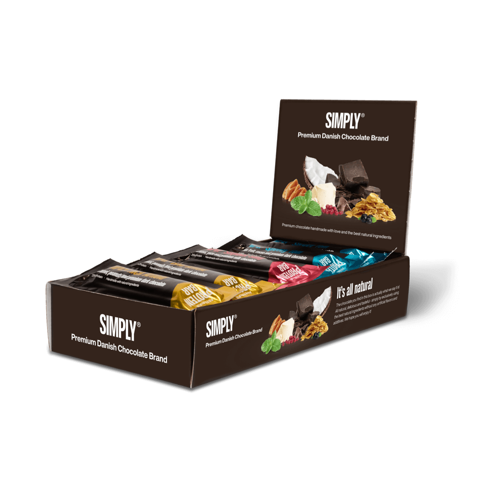 Eiwitmix 15-pack | Gemengde doos met 3 verschillende eiwitrepen - Protein bars - Simply®