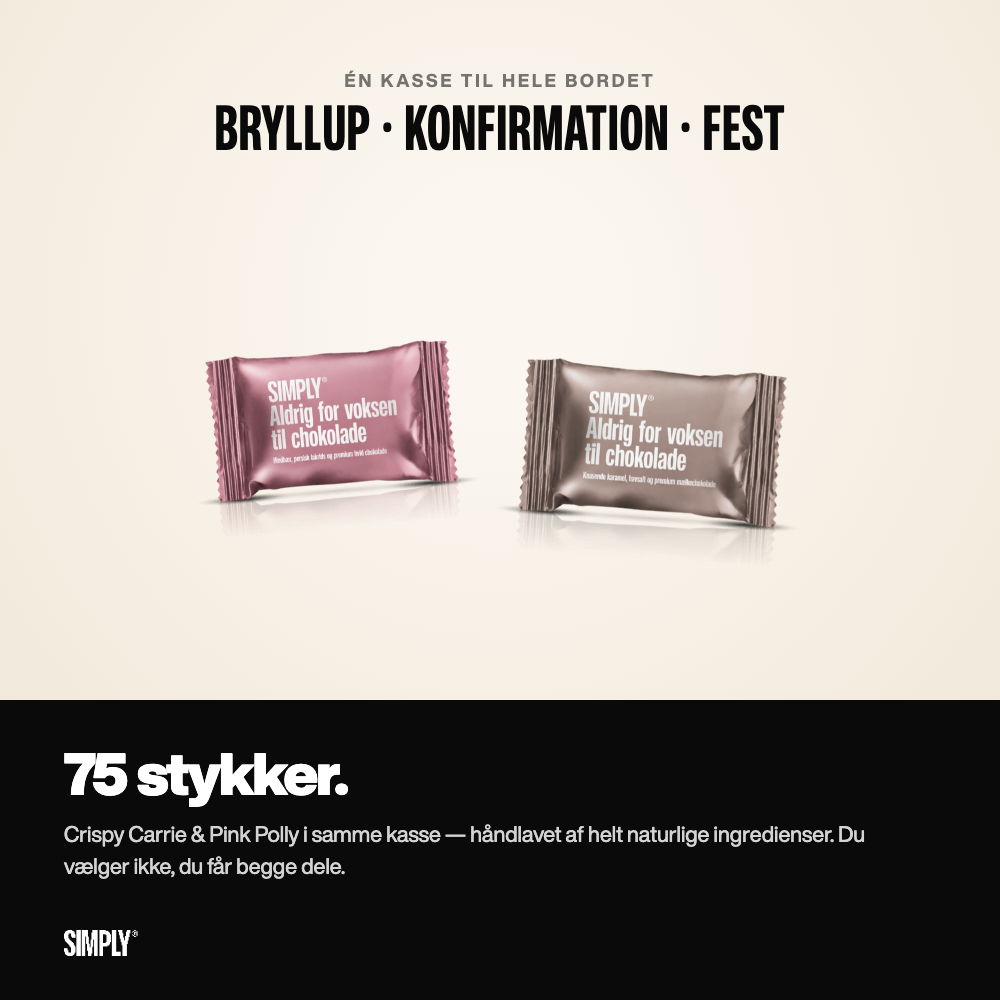 Aldrig for voksen Bites Mix – 75 stuks (750g)