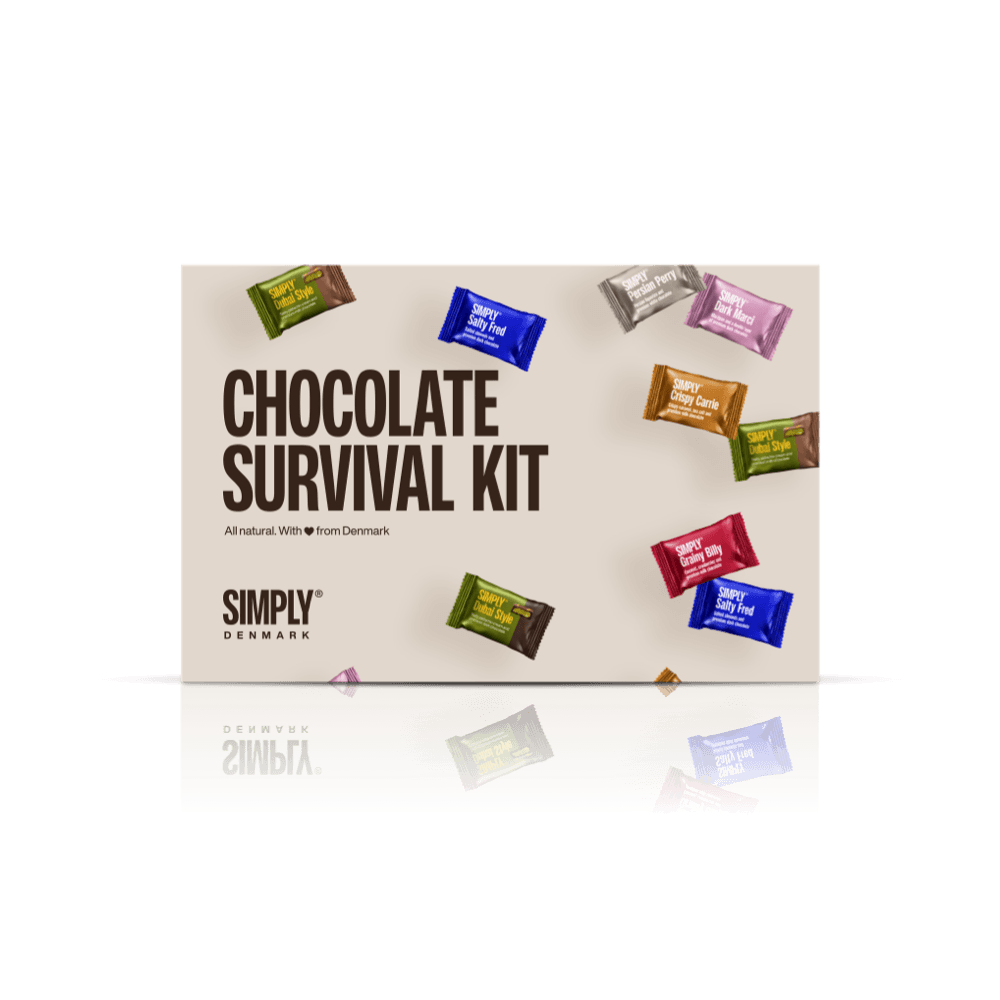 Cadeaubox, L - Chocolade Overlevingskit (360g)