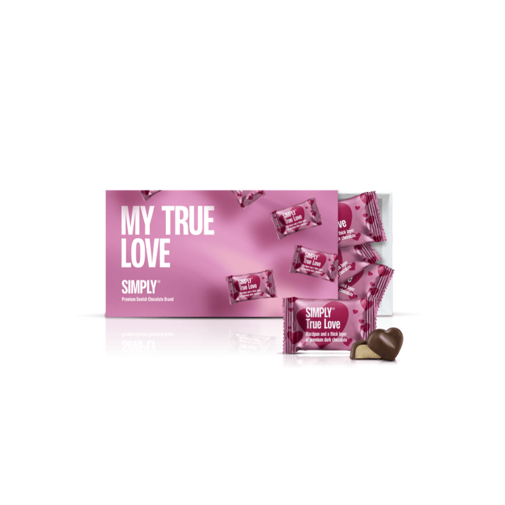 Chocolade Geschenkdoos 100g - Simply® My True Love