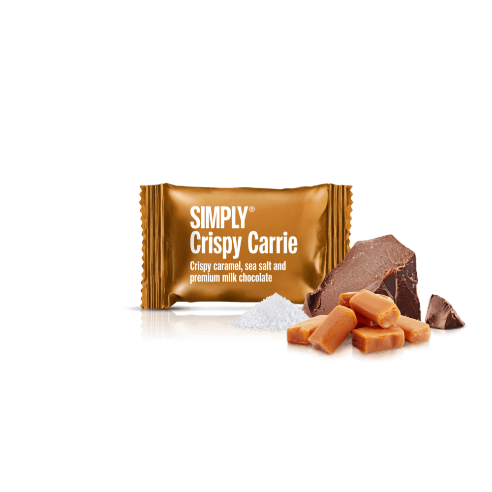 Chocolate Bites doos - 750g - 75 stuks - Simply® Crispy Carrie