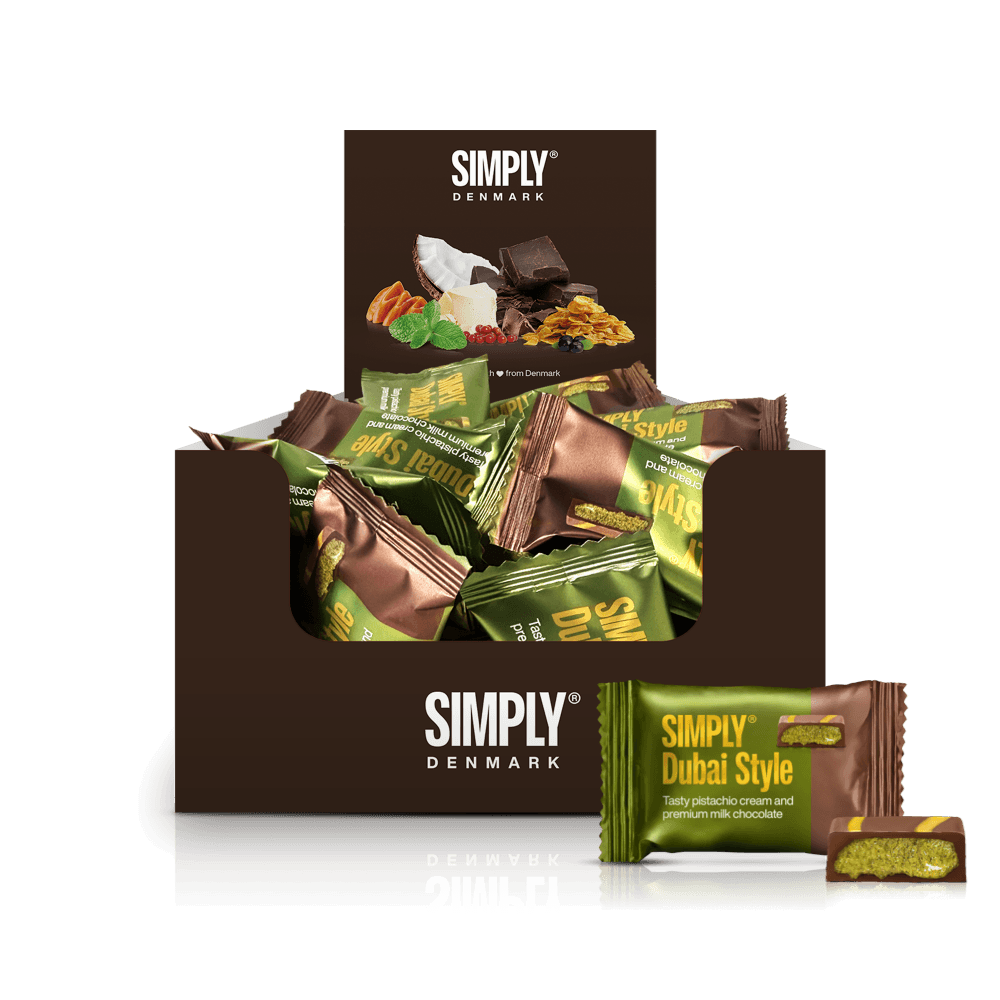 Chocolate Bites doos - 750g - 75 stuks - Dubai Style Chocolade