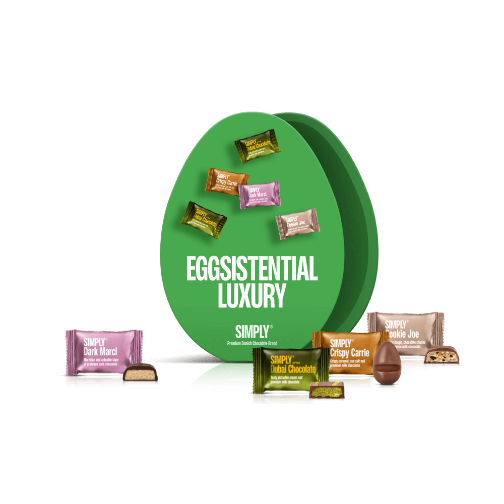 Påskeæg Chokolade Box, Eggsistential Luxury (200g)