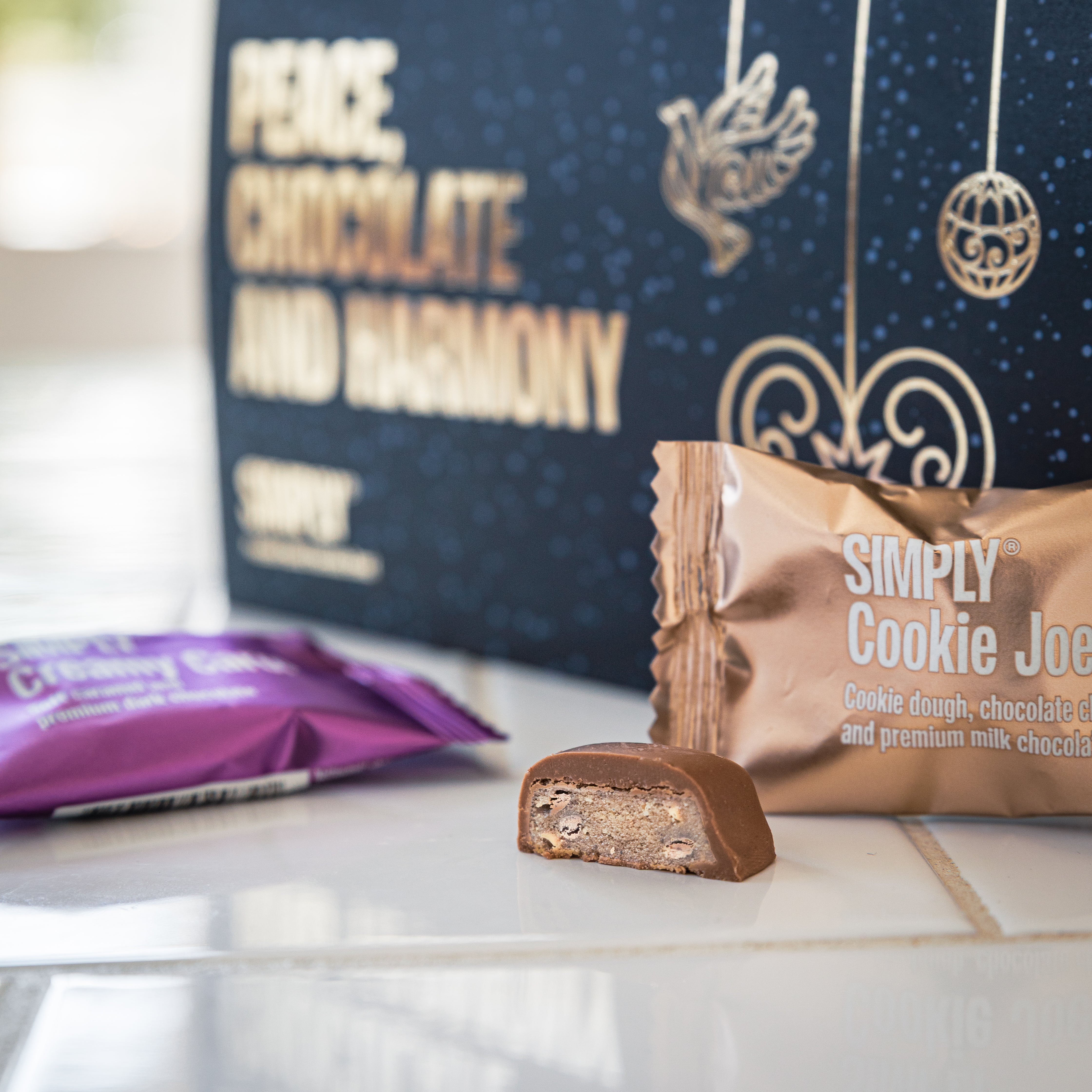 Chocolade Geschenkdoos 180g - Vrede, Chocolade en Harmonie