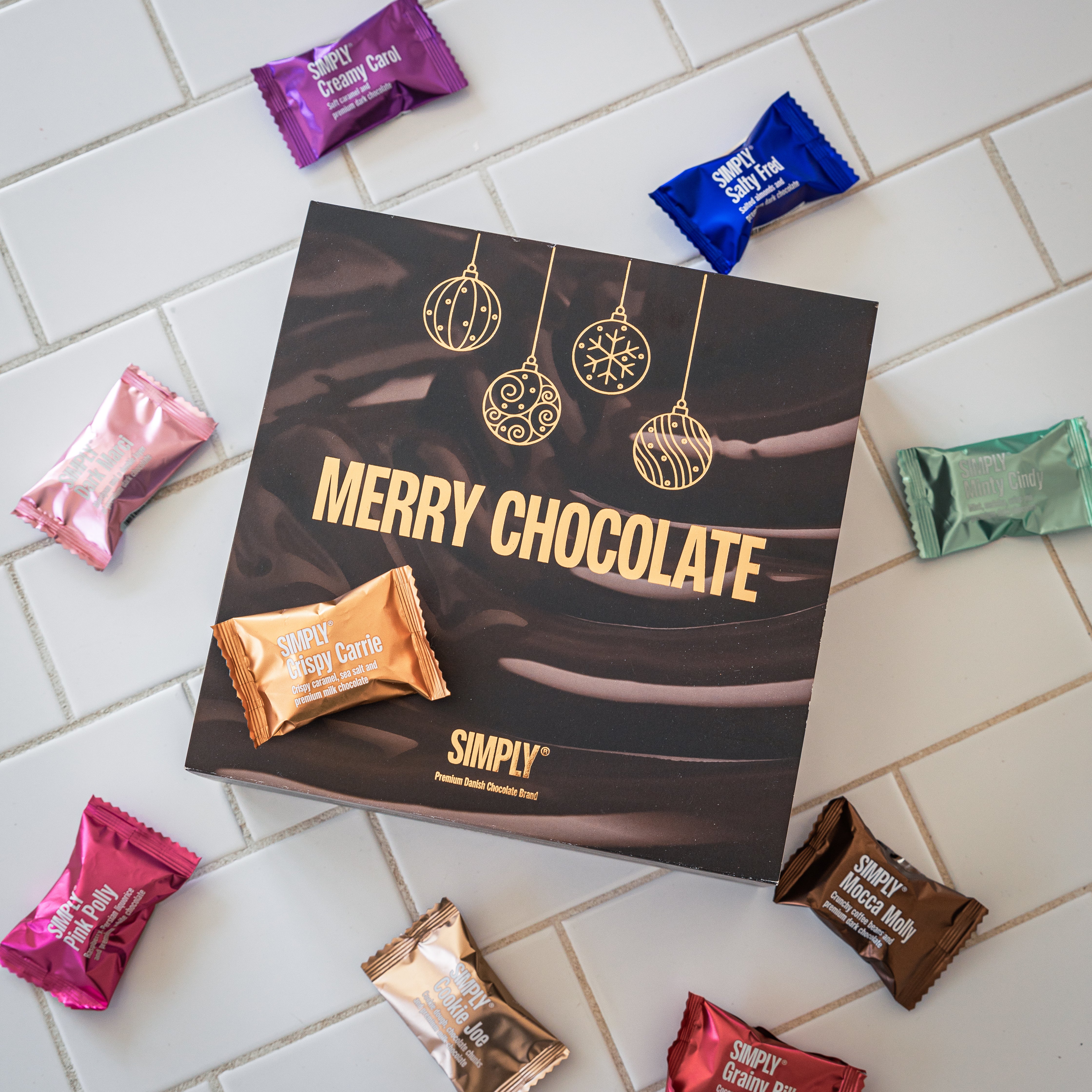 Chocolade Geschenkdoos 500g - Vrolijke Chocolade