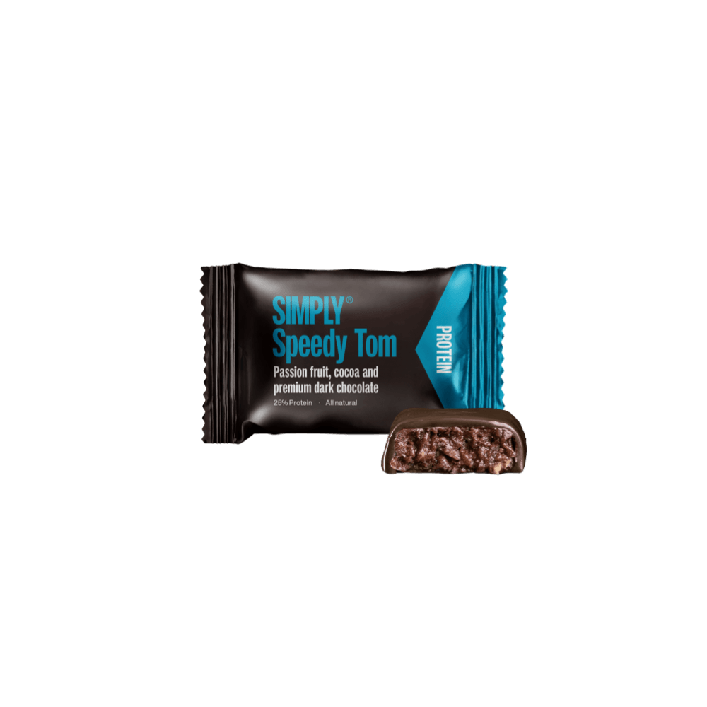 Chocolade Protein Bites doos - 675g - 75 stuks - Simply® Speedy Tom