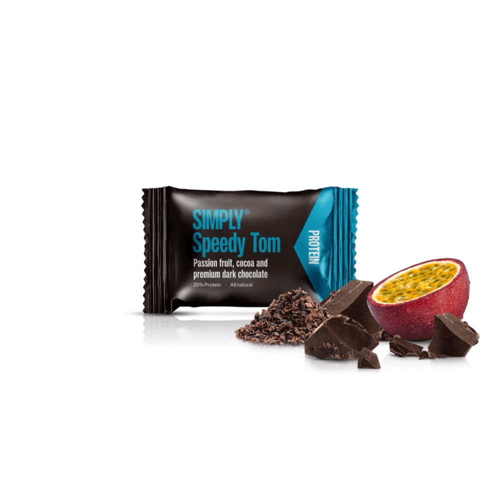 Chocolade Protein Bites doos - 675g - 75 stuks - Simply® Speedy Tom