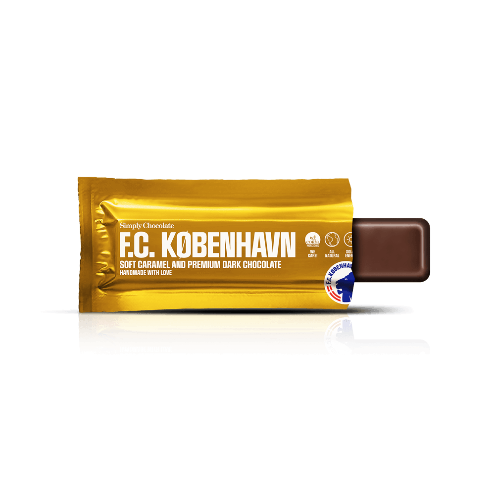 FCK-goudbaar | Zachte karamel en pure chocolade - Chocoladerepen - Simply®