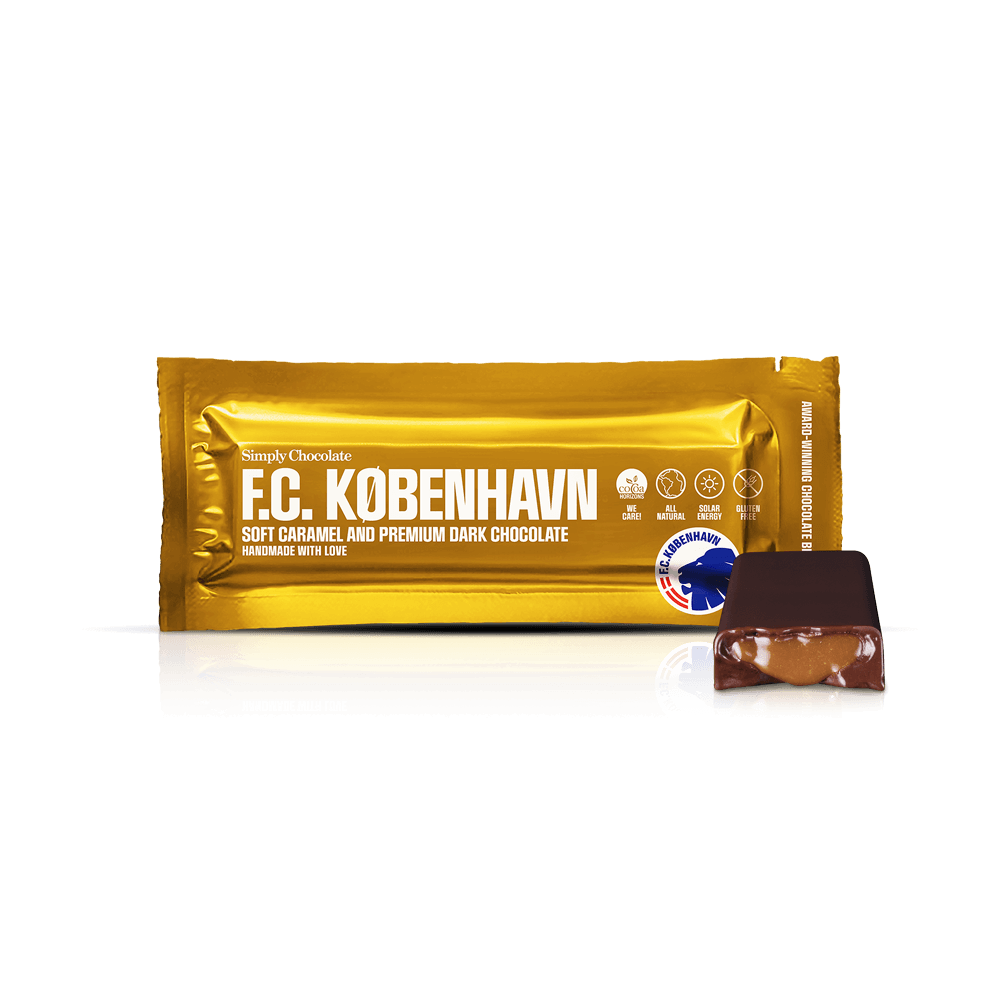 FCK-goudbaar | Zachte karamel en pure chocolade - Chocoladerepen - Simply®