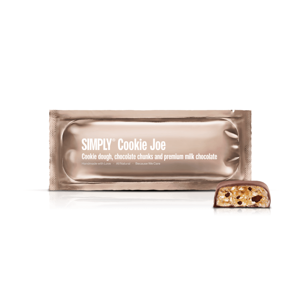 Simply® Cookie Joe | Koekjesdeeg, chocolade chunks en premium melkchocolade - Chocolate Bars - Simply®