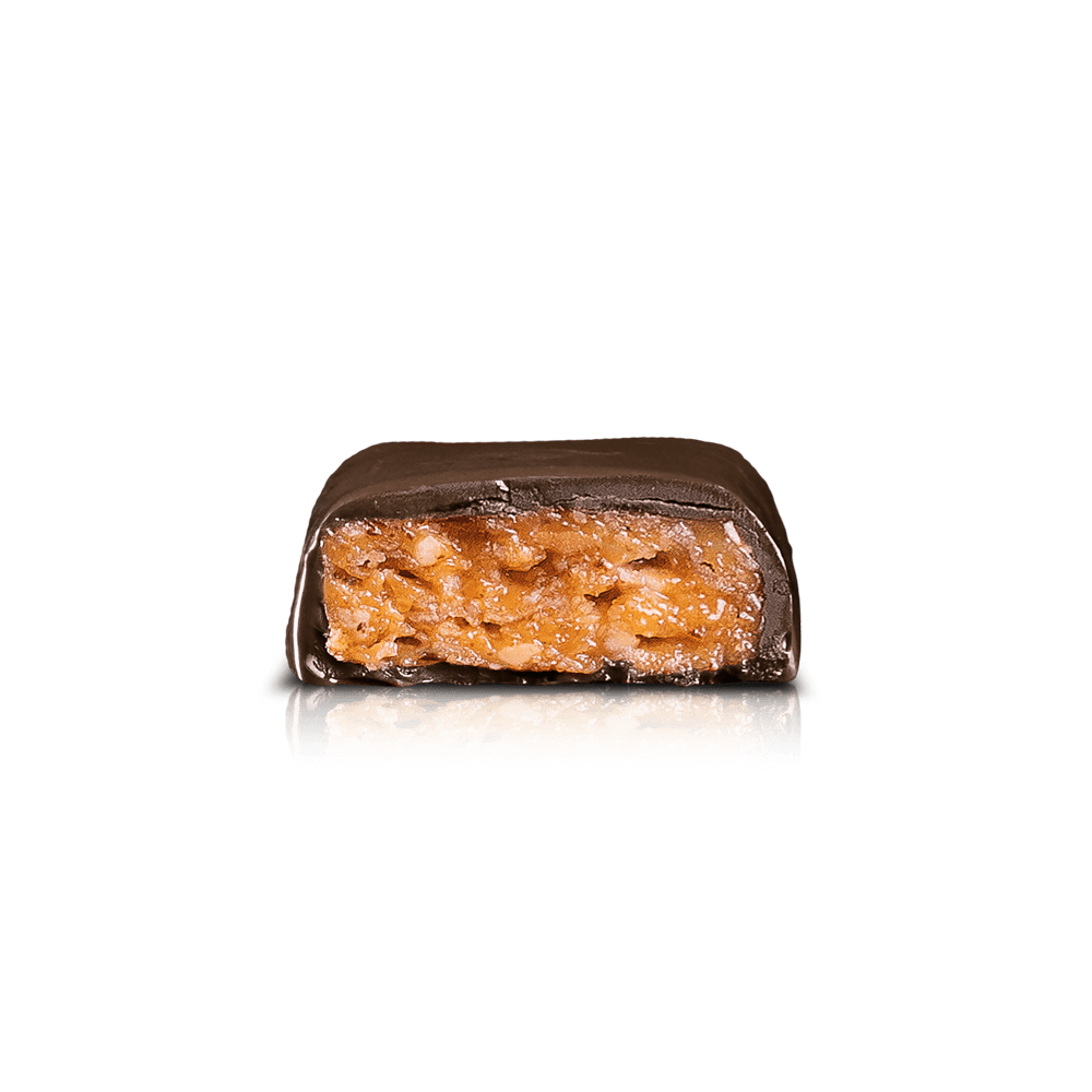 Simply® Korrelig Sue | Haver, spelt, pinda's, karamel en premium pure chocolade - Chocoladerepen - Simply®