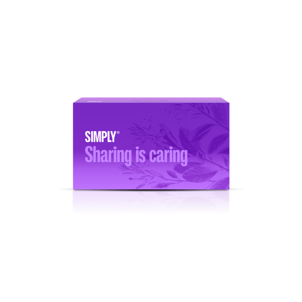 Sharing is caring Geschenkdoos met 18 stuks. Bites - Blokjesdoos - Simply®