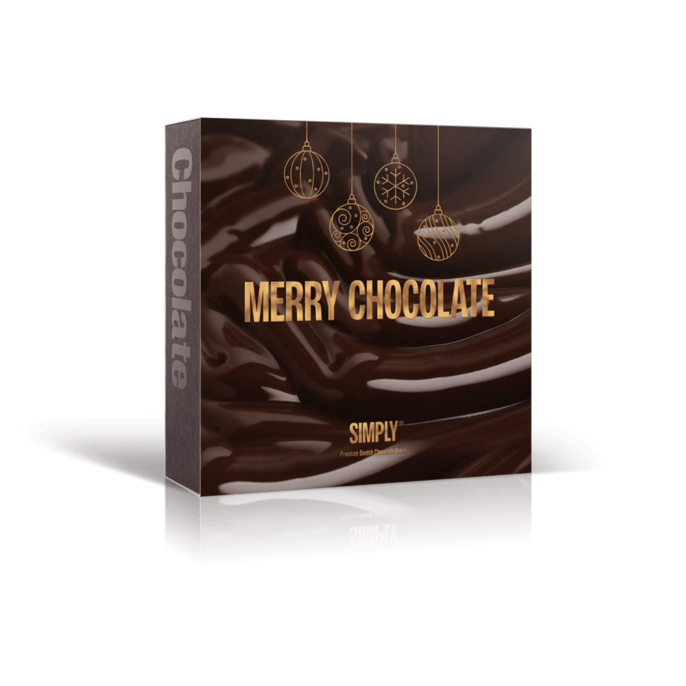 De Kerst Premium Box | Exclusieve kerstdoos met 50 stuks. mix chocoladebites - Premium Boxen - Simply®