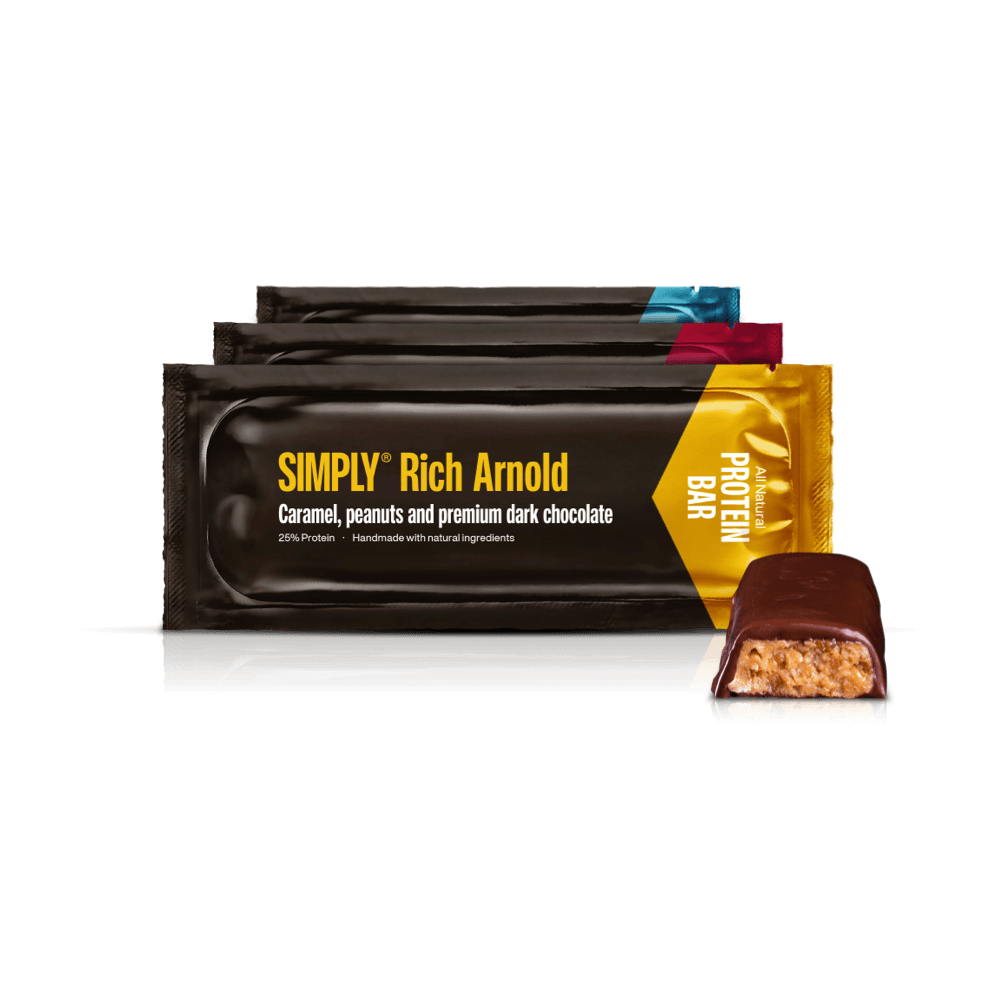 Eiwitmix 30-pack | Rich Arnold, Speedy Tom en Sixpack Sally - Eiwitrepen - Simply®